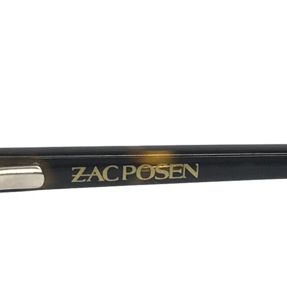 Zac Posen Sunglasses Filip TO Tortoise Gold Square Frames with Dark Gray Lenses